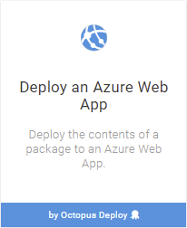 Adding a Deploy an Azure Web App step