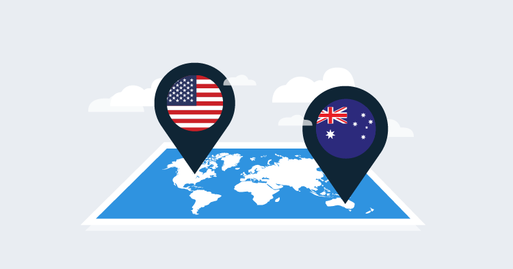 An application deployed to multiple geographic regions