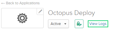 The View Logs link in the Okta admin portal